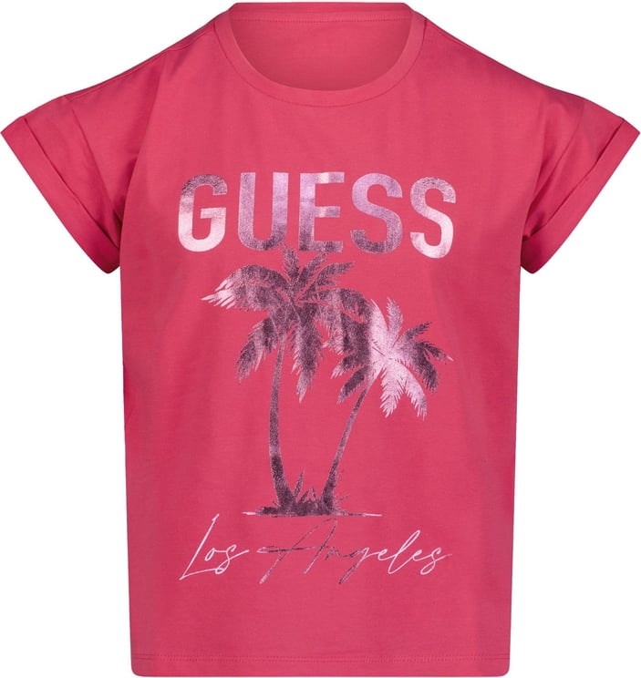 Guess Guess Kinder Meisjes T-Shirt Fuchsia Roze