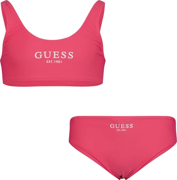 Guess Guess Kinder Meisjes Zwemkleding Fuchsia Roze