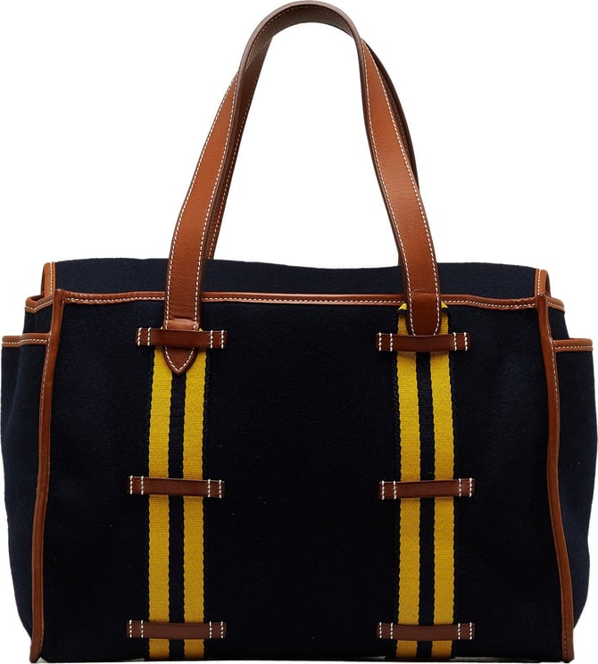Hermès Cabas Camail Tote Bag Blauw