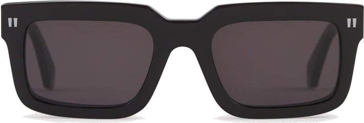 OFF-WHITE ON2 Clip Rectangular Sunglasses Zwart