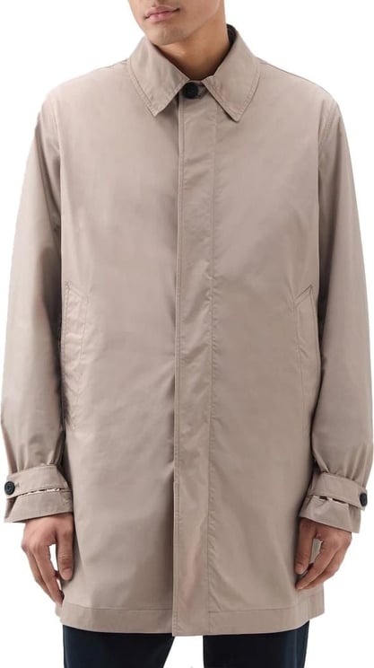 Woolrich New City Carcoat Rope Taupe
