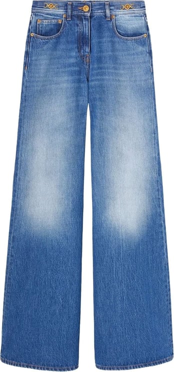 Versace Medusa 95 mid-rise flared jeans Blauw