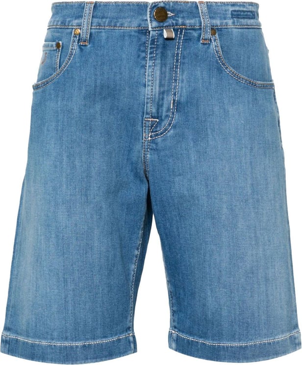 Jacob Cohen mid-rise denim shorts Blauw