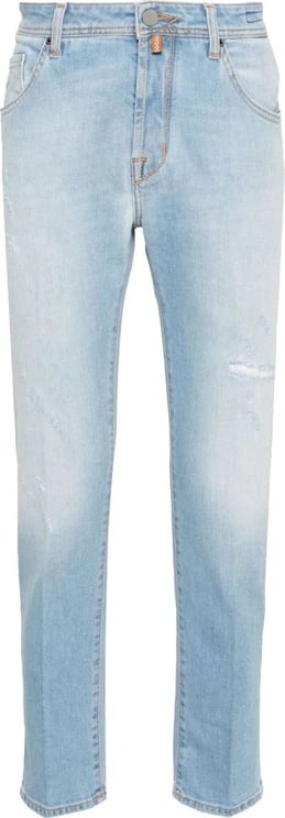 Jacob Cohen Scott slim-fit cropped jeans Blauw