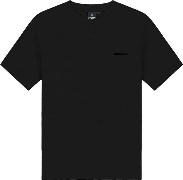 Richesse Crew Black T-Shirt Zwart