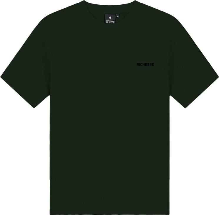 Richesse Crew Olive T-Shirt Groen