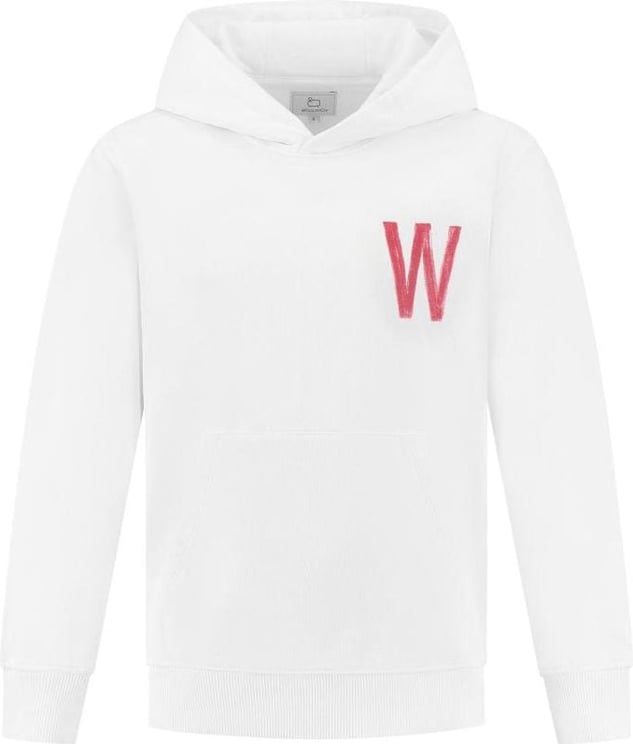 Woolrich Graphic Hoodie Sweatshirt Wit