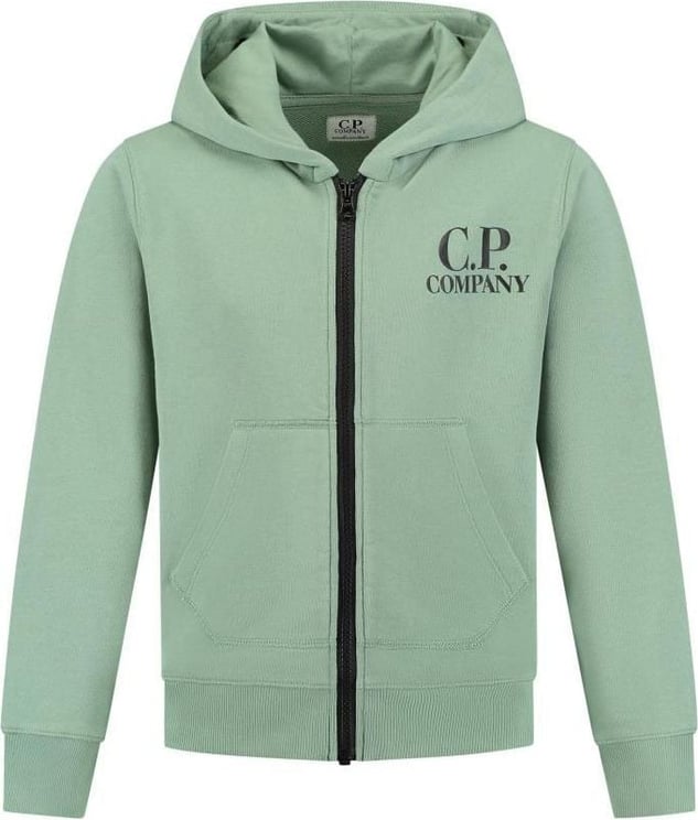 CP Company Zip Sweatshirt/hood Groen