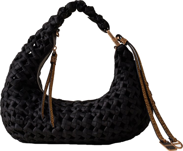 Borbonese LA NIDO HOBO MINI Zwart