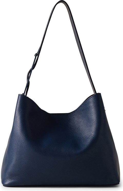 Borbonese Shoulder Bag - 011 BUCKET SMALL Blauw