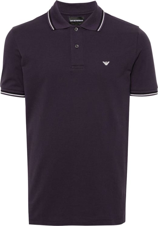 Emporio Armani T-shirts And Polos Purple Paars