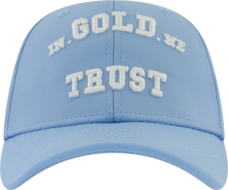 In Gold We Trust The Babe Light Blue Blauw