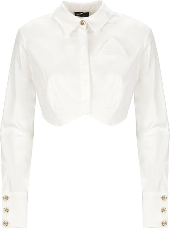 Elisabetta Franchi Shirts White Neutraal