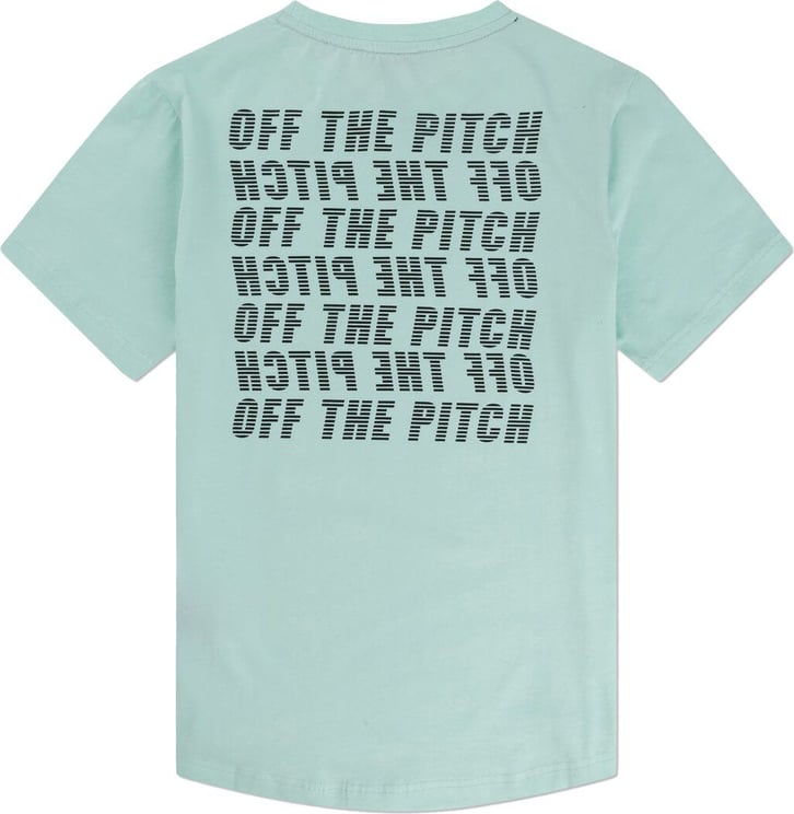 OFF THE PITCH Duplicate Regular Fit T-Shirt Heren Mint Groen