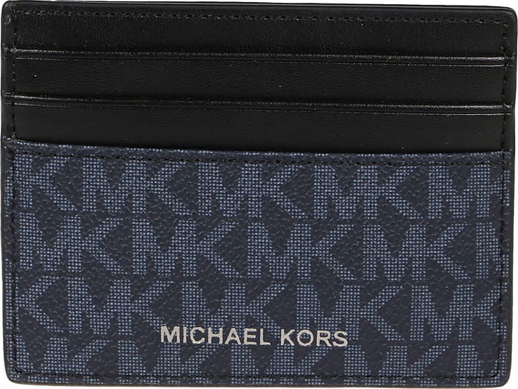 Michael Kors Greyson Credit Card Holder Blue Blauw