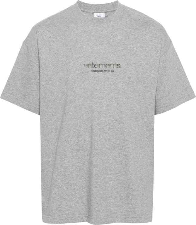 Vetements T-shirts And Polos Gray Grijs