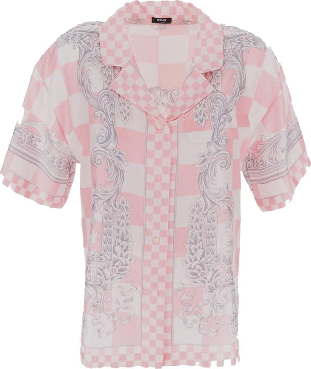 Versace Baroque Shirt Roze