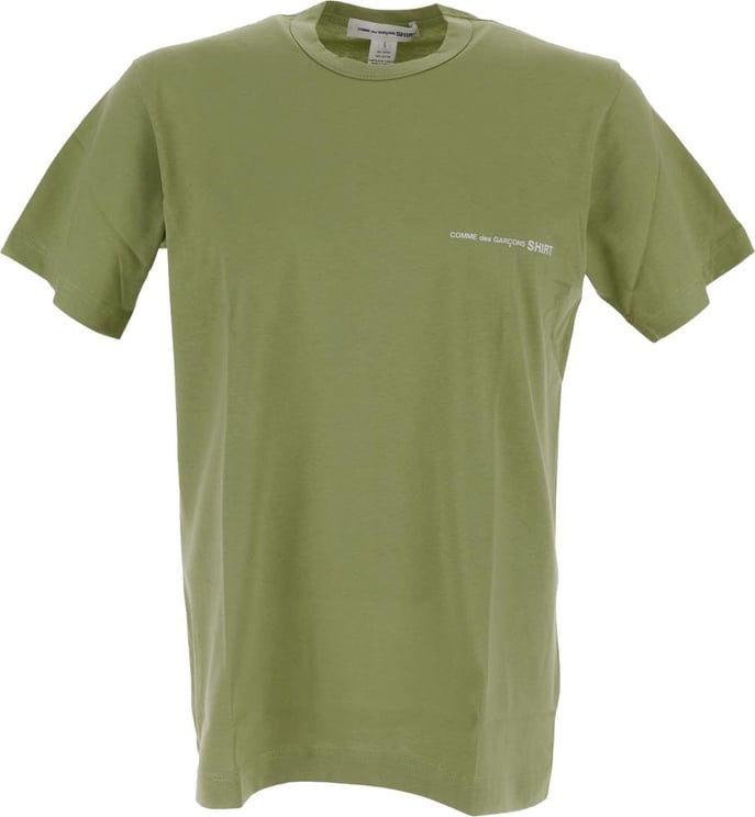 Comme des Garçons Logo T-Shirt Groen