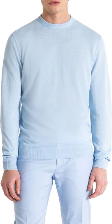 Antony Morato Antony Morato Slim-Fit Sweater Sky Blue Blauw