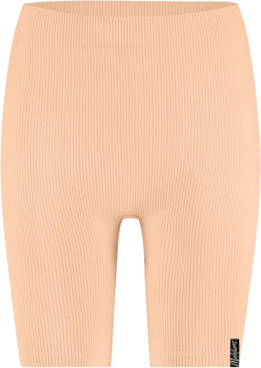 Malelions Malelions Women Ivy Rib Shorts - Coral Oranje