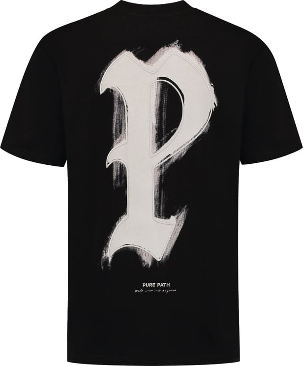 Pure Path t-shirt Zwart