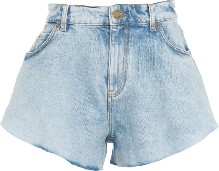 Pinko Denim shorts "Calma" Blauw