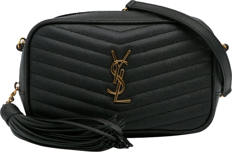 Saint Laurent Mini Lou Camera Bag Zwart
