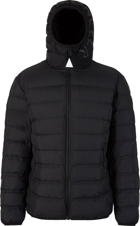 Moncler Padded Hooded Jacket Zwart