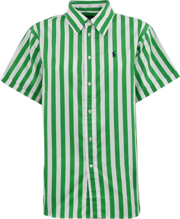 Ralph Lauren Button front shirt green Groen