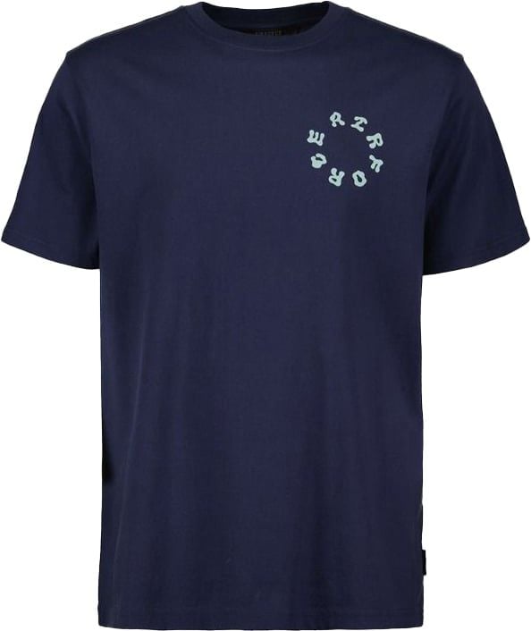 Airforce Bloom Round T-shirt Indigo Blue Blauw