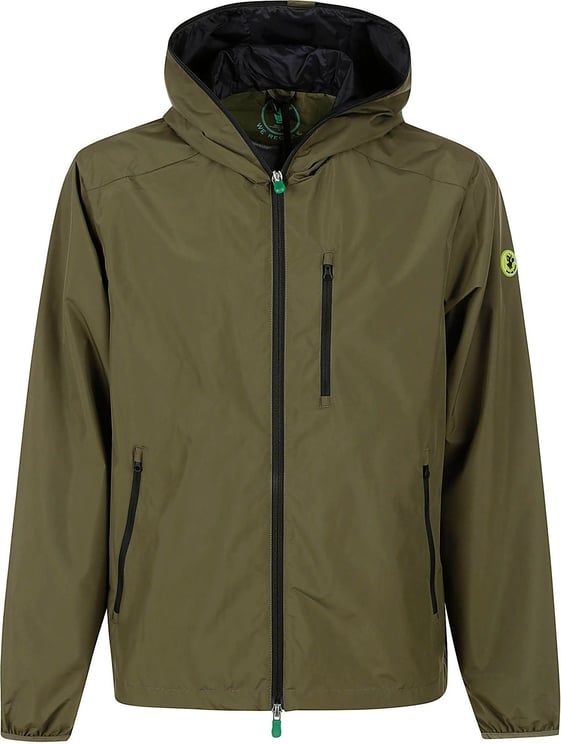 Save the Duck Coats Military Green Groen
