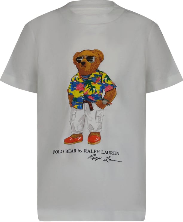 Ralph Lauren Ralph Lauren Kinder Jongens T-Shirt Wit Wit