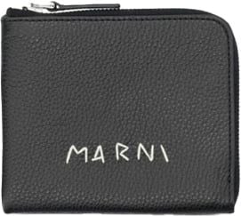 Marni black wallet Zwart