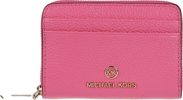 Michael Kors Small Jet Set Credit Card Holder Pink & Purple Roze