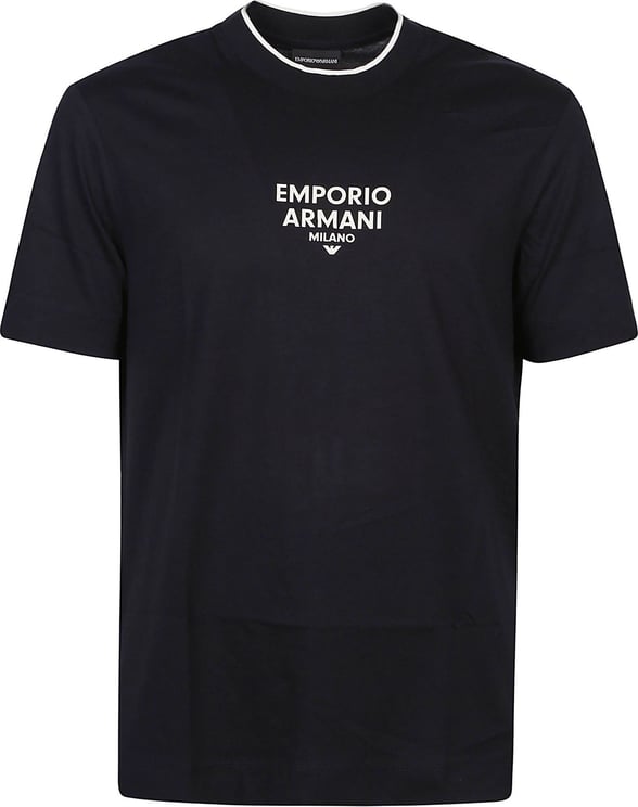 Emporio Armani T-shirt Blue Blauw