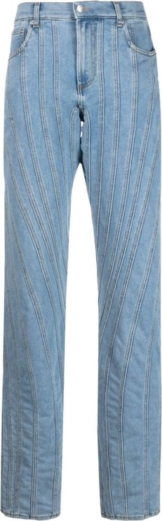 MUGLER Jeans Clear Blue Blauw