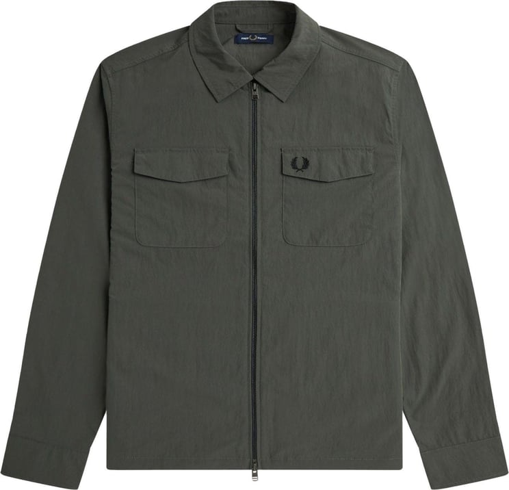 Fred Perry Giacca Uomo zip overshirt Grijs