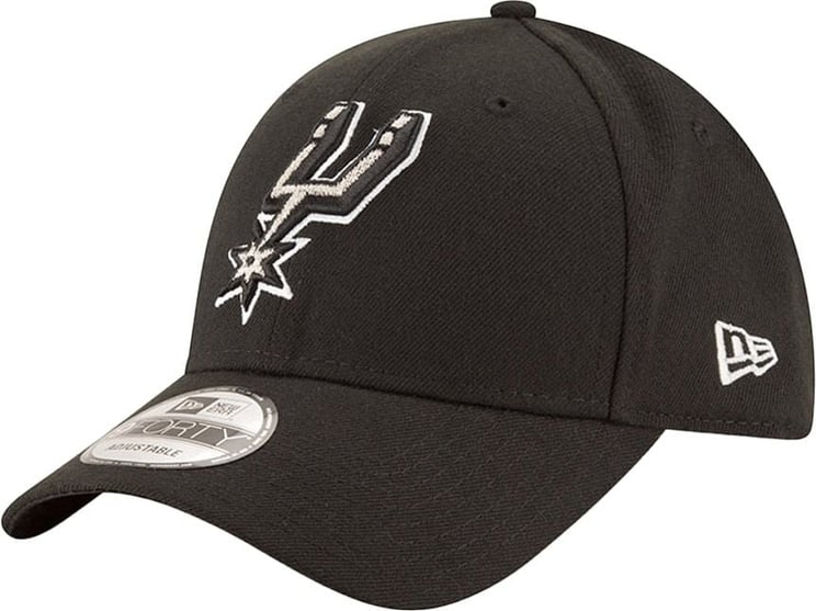 New Era San Antonio Spurs Black 9forty cap Zwart