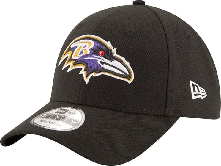 New Era Baltimore Ravens Black 9forty cap Zwart