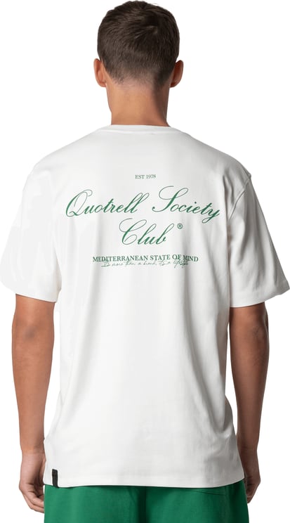 Quotrell Quotrell Society Club T-shirt Wit