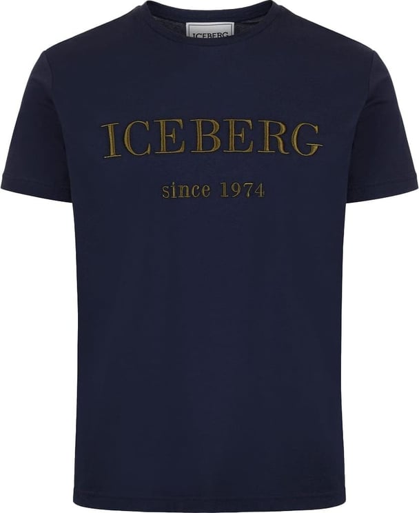Iceberg T-shirt with logo Geel