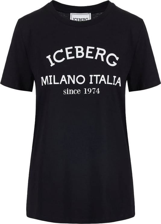 Iceberg T-shirt with institutional logo Rood