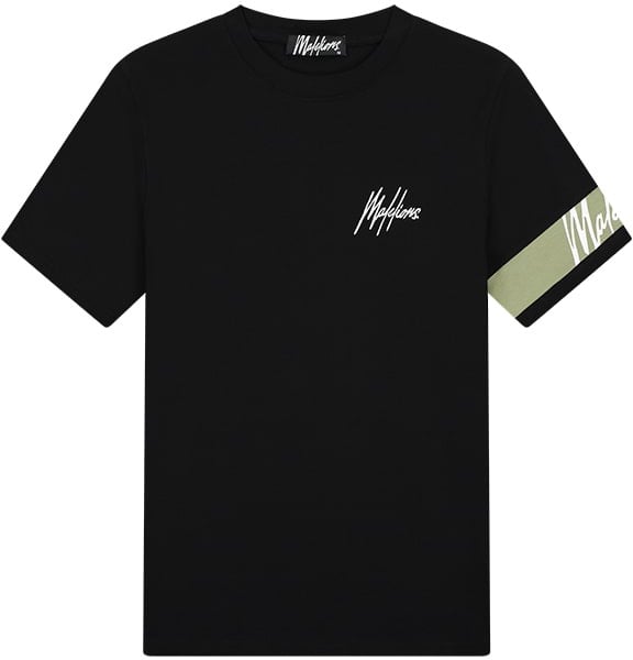 Malelions Captain T-Shirt - Black/Sage Green
