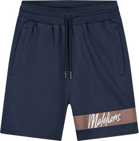 Malelions Malelions Men Captain Shorts - Navy/Light Mauve Blauw