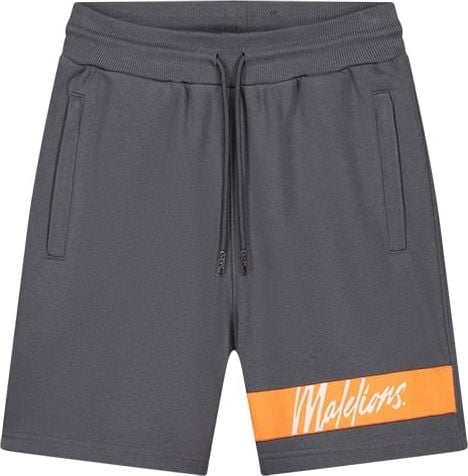 Malelions Malelions Men Captain Shorts - Antra/Orange Grijs