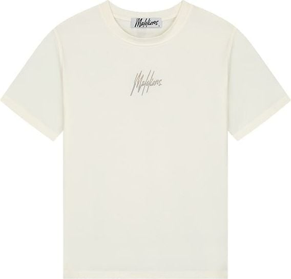 Malelions Malelions Women Kiki T-Shirt - Off-White/Clay Wit