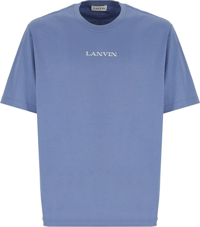 Lanvin T-shirts And Polos Blue Blauw