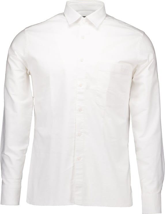 Genti Bruce Fashion Lange Mouw Overhemden Wit S9261-1136 Wit