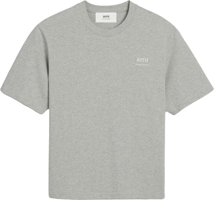 AMI Paris T-shirts and Polos Grey Gray Grijs