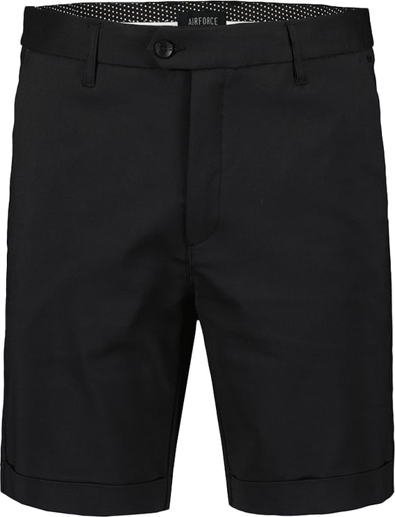 Airforce Short Chino Zwart Zwart